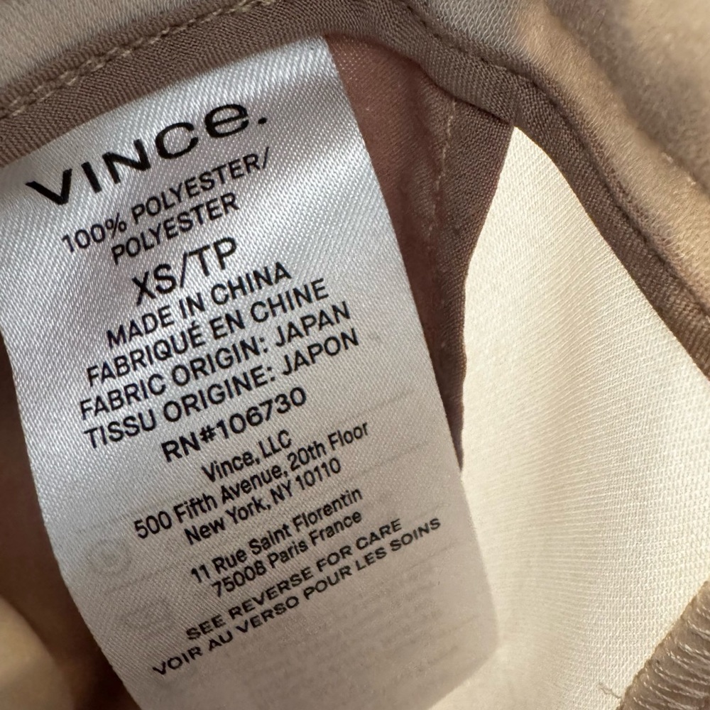 Vince Woman’s Cream Trouser - Picture 8 of 8